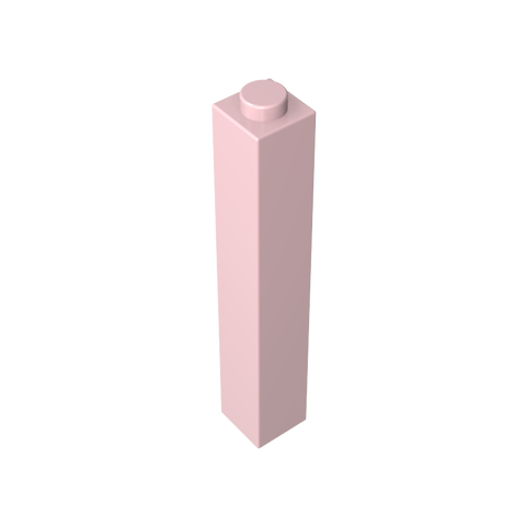 Gobricks,Brick 1 x 1 x 5 with Blocked Open or Hollow Stud,2453,2453a,2453b