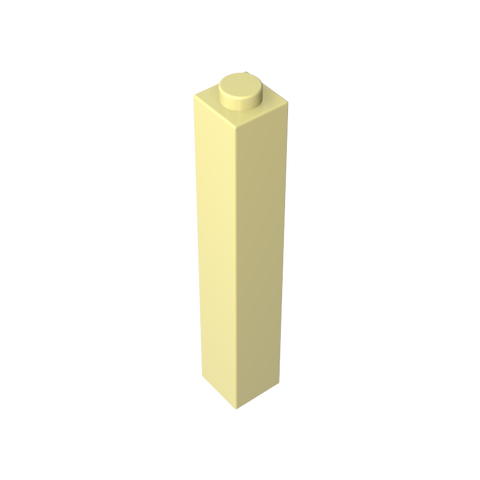 Gobricks,Brick 1 x 1 x 5 with Blocked Open or Hollow Stud,2453,2453a,2453b