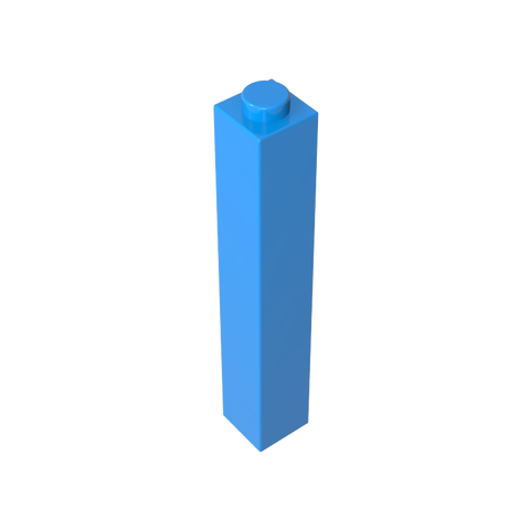 Gobricks,Brick 1 x 1 x 5 with Blocked Open or Hollow Stud,2453,2453a,2453b