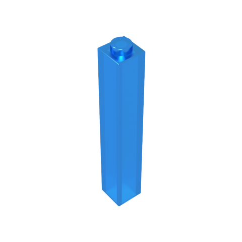 Gobricks,Brick 1 x 1 x 5 with Blocked Open or Hollow Stud,2453,2453a,2453b