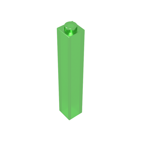 Gobricks,Brick 1 x 1 x 5 with Blocked Open or Hollow Stud,2453,2453a,2453b