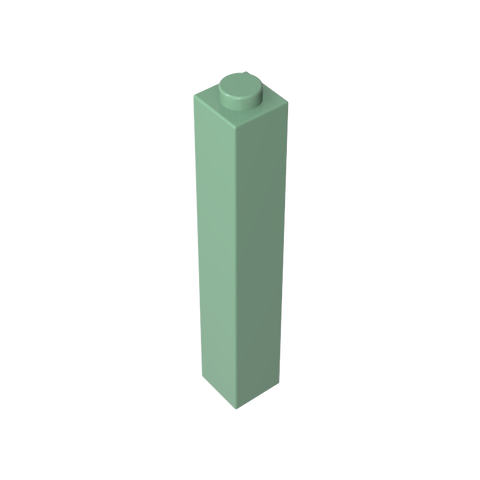Gobricks,Brick 1 x 1 x 5 with Blocked Open or Hollow Stud,2453,2453a,2453b