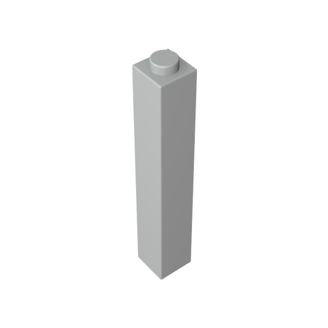 Gobricks,Brick 1 x 1 x 5 with Blocked Open or Hollow Stud,2453,2453a,2453b