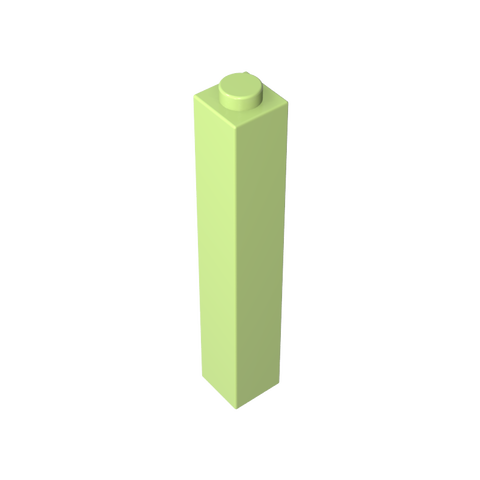 Gobricks,Brick 1 x 1 x 5 with Blocked Open or Hollow Stud,2453,2453a,2453b