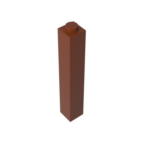 Gobricks,Brick 1 x 1 x 5 with Blocked Open or Hollow Stud,2453,2453a,2453b
