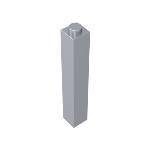 Gobricks,Brick 1 x 1 x 5 with Blocked Open or Hollow Stud,2453,2453a,2453b