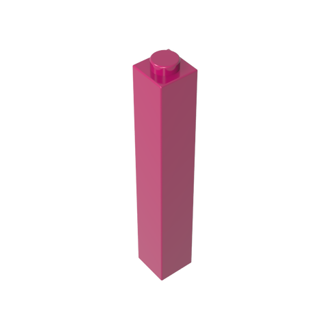 Gobricks,Brick 1 x 1 x 5 with Blocked Open or Hollow Stud,2453,2453a,2453b