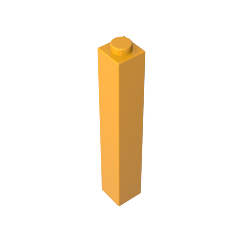 Gobricks,Brick 1 x 1 x 5 with Blocked Open or Hollow Stud,2453,2453a,2453b