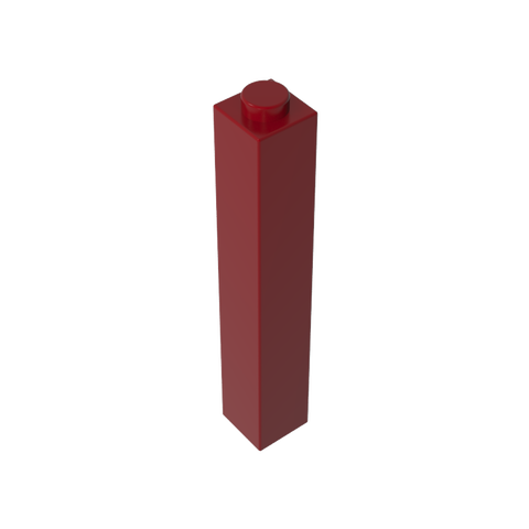 Gobricks,Brick 1 x 1 x 5 with Blocked Open or Hollow Stud,2453,2453a,2453b