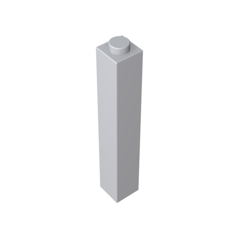 Gobricks,Brick 1 x 1 x 5 with Blocked Open or Hollow Stud,2453,2453a,2453b