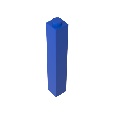Gobricks,Brick 1 x 1 x 5 with Blocked Open or Hollow Stud,2453,2453a,2453b