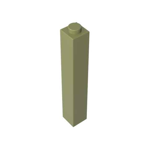 Gobricks,Brick 1 x 1 x 5 with Blocked Open or Hollow Stud,2453,2453a,2453b