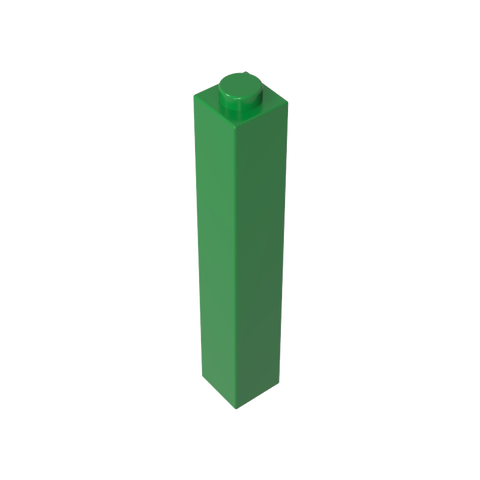 Gobricks,Brick 1 x 1 x 5 with Blocked Open or Hollow Stud,2453,2453a,2453b