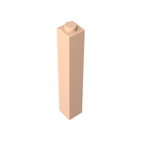 Gobricks,Brick 1 x 1 x 5 with Blocked Open or Hollow Stud,2453,2453a,2453b