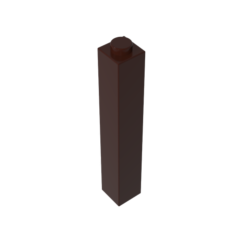 Gobricks,Brick 1 x 1 x 5 with Blocked Open or Hollow Stud,2453,2453a,2453b