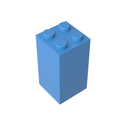 Gobricks,Brick 2 x 2 x 3,30145