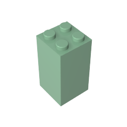 Gobricks,Brick 2 x 2 x 3,30145