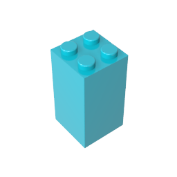 Gobricks,Brick 2 x 2 x 3,30145