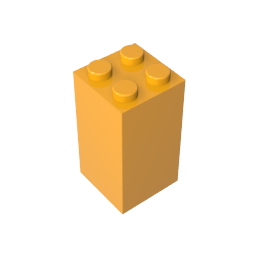 Gobricks,Brick 2 x 2 x 3,30145