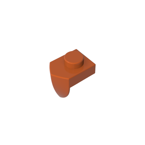 Gobricks,Plate Special 1 x 1 with Vertical Tooth,15070
