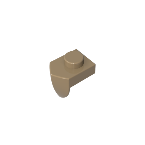 Gobricks,Plate Special 1 x 1 with Vertical Tooth,15070