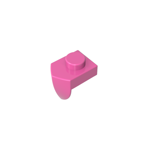Gobricks,Plate Special 1 x 1 with Vertical Tooth,15070