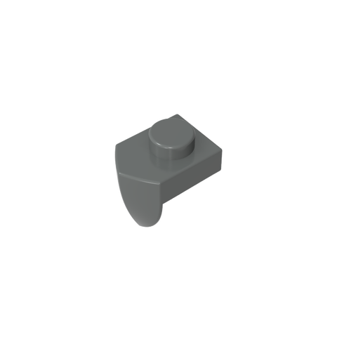 Gobricks,Plate Special 1 x 1 with Vertical Tooth,15070