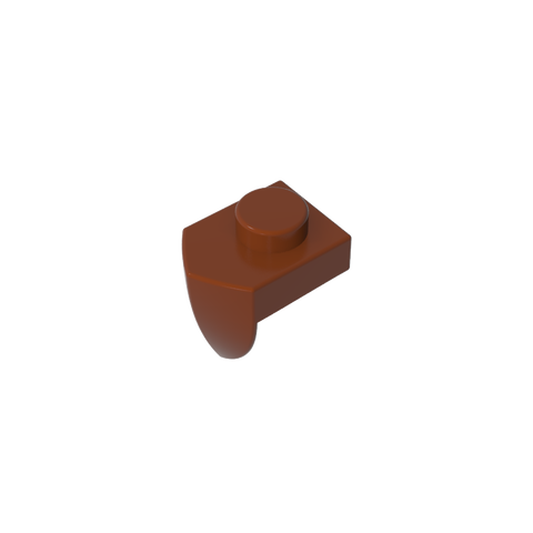 Gobricks,Plate Special 1 x 1 with Vertical Tooth,15070