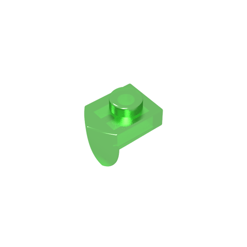 Gobricks,Plate Special 1 x 1 with Vertical Tooth,15070