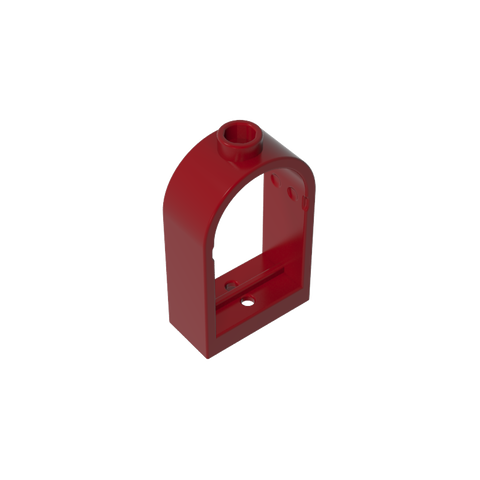 Gobricks,Window 1 x 2 x 2 2/3 with Rounded Top,30044