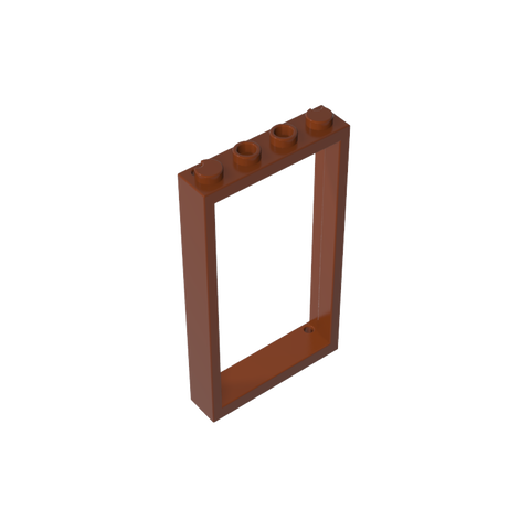 Gobricks,Door Frame 1 x 4 x 6 Type 2,60596