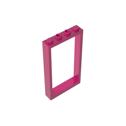 Gobricks,Door Frame 1 x 4 x 6 Type 2,60596