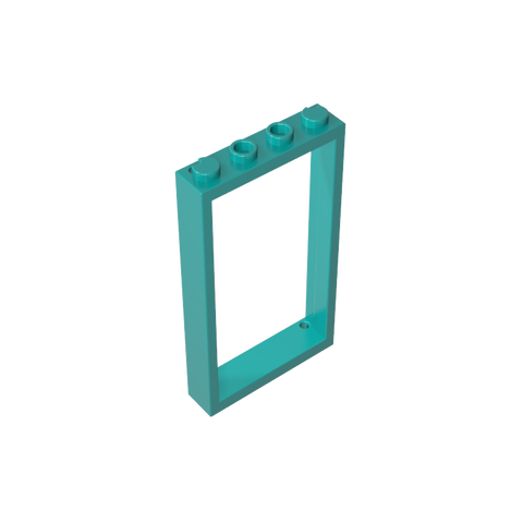 Gobricks,Door Frame 1 x 4 x 6 Type 2,60596