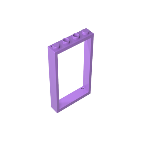 Gobricks,Door Frame 1 x 4 x 6 Type 2,60596