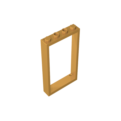 Gobricks,Door Frame 1 x 4 x 6 Type 2,60596