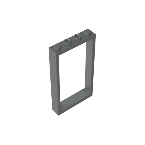 Gobricks,Door Frame 1 x 4 x 6 Type 2,60596