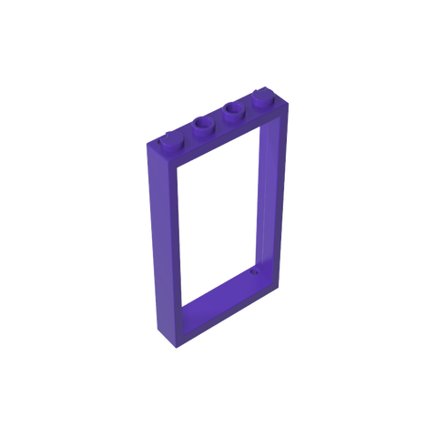 Gobricks,Door Frame 1 x 4 x 6 Type 2,60596
