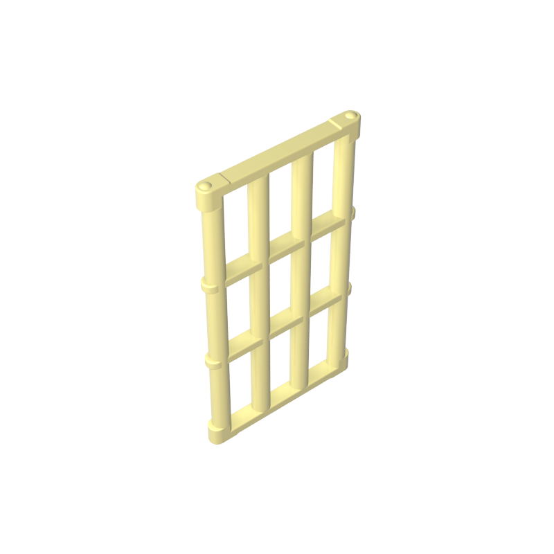 Gobricks,Door Grill 1 x 4 x 6,92589