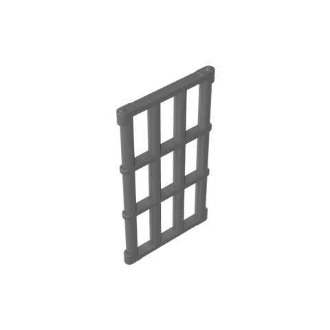 Gobricks,Door Grill 1 x 4 x 6,92589
