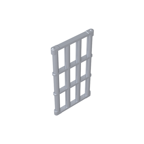 Gobricks,Door Grill 1 x 4 x 6,92589