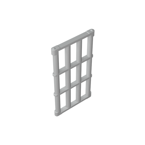 Gobricks,Door Grill 1 x 4 x 6,92589