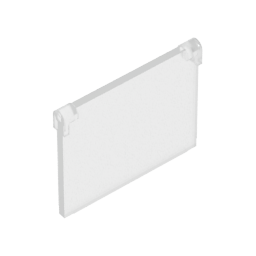 Gobricks,Glass for Window 1 x 4 x 3 [Opening],60603,86210,35318