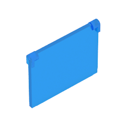 Gobricks,Glass for Window 1 x 4 x 3 [Opening],60603,86210,35318
