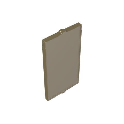 Gobricks,Glass for Window 1 x 2 x 3 Flat Front,60602,35287