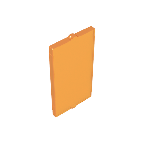 Gobricks,Glass for Window 1 x 2 x 3 Flat Front,60602,35287