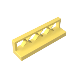 Gobricks,Fence 1 x 4 x 1,3633
