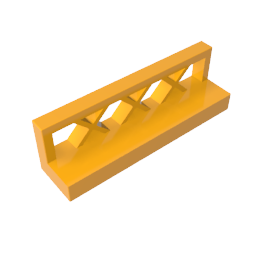 Gobricks,Fence 1 x 4 x 1,3633