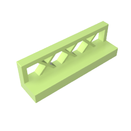 Gobricks,Fence 1 x 4 x 1,3633