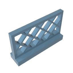 Gobricks,Fence 1 x 4 x 2,3185