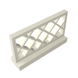 Gobricks,Fence 1 x 4 x 2,3185